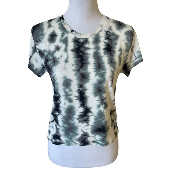 lululemon athletica Tops - Lululemon Train to Be Short Sleeve Shibori Tie Dye Shirt Deep Coal